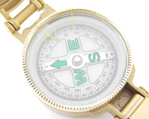 <span class=keywords><strong>Brújula</strong></span> de aleación de zinc, <span class=keywords><strong>brújula</strong></span> de metal antigua de color dorado - Product Image 5