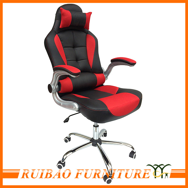 Офисная Мебель Поворотный Исполнительный Кожа Гонки Офисные Кресла с Подголовником