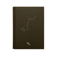 Kreative hinweis bücher hardcover astrologie notizblock schwarz abdeckung konstellation notebook planer täglichen geschenk journal