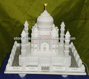 Réplique du Taj Mahal en marbre, Souvenir du Taj Mahal en marbre - Product Image 1