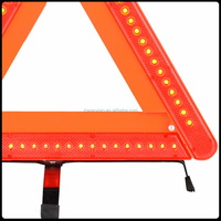 Panneau de commerce PMMA de voiture, fabricant chinois, accessoire de voiture, ampoule led, signalisation en triangle pour la sécurité sur route