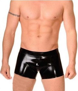 100% <span class=keywords><strong>de</strong></span> látex <span class=keywords><strong>de</strong></span> ropa interior para hombre boxeadores libre <span class=keywords><strong>de</strong></span> látex ropa interior elástica Sexy - Product Image 3