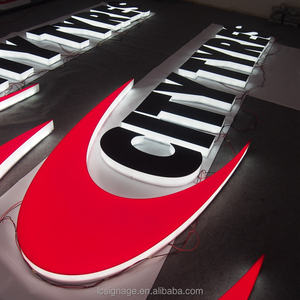 LC segno in acciaio inox <span class=keywords><strong>alfabeto</strong></span> Led canale lettera segno <span class=keywords><strong>con</strong></span> cartello illuminato - Product Image 3