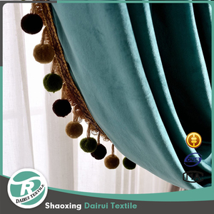 DaiRui <span class=keywords><strong>velluto</strong></span> oscurante foderato <span class=keywords><strong>tende</strong></span> tascabili tascabili <span class=keywords><strong>verde</strong></span> antico - Product Image 3
