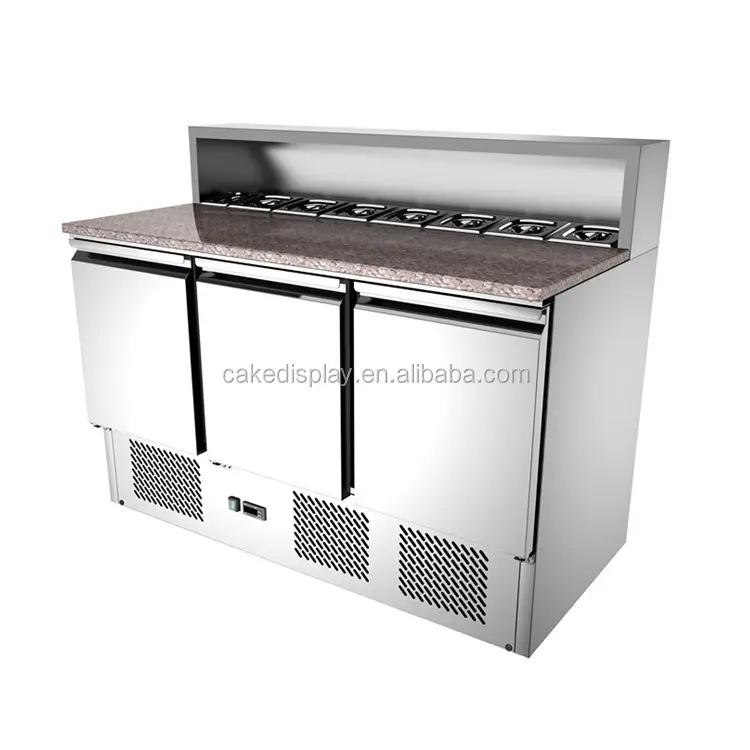 Enfriador de Bar de ensalada refrigerado para restaurantes, gran oferta