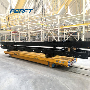 Chariot de manutention à moteur pour remorque lourde, fonctionnant sur rail ou sans rail, pour le transport et le transfert de matériaux, fabriqué en usine - Product Image 2