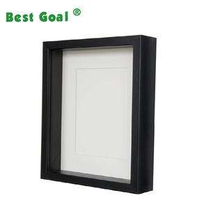 Marco <span class=keywords><strong>de</strong></span> caja <span class=keywords><strong>de</strong></span> <span class=keywords><strong>sombra</strong></span> <span class=keywords><strong>de</strong></span> madera vintage MDF con parte delantera <span class=keywords><strong>de</strong></span> vidrio - Product Image 1