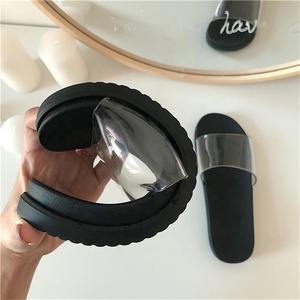 <strong>Black</strong> Shoes <strong>Women</strong> Custom Sandal Slide Transparent Pvc <strong>Slippers</strong> - Product Image 6