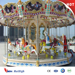 Modernos Equipamentos de Playground Carrossel Rotunda Do Balanço Do Cavalo Do Carrossel Merry Go Round - Product Image 1