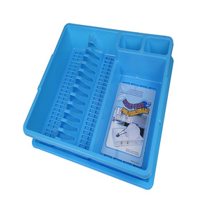 Good Quality Plastic <strong>Dish</strong> <strong>Drainer</strong> Rack <strong>With</strong> <strong>Drip</strong> <strong>Tray</strong> - Product Image 3