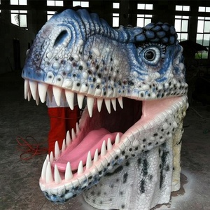 Fiber de verre de jeux dinosaure <span class=keywords><strong>t</strong></span>-<span class=keywords><strong>rex</strong></span> <span class=keywords><strong>t</strong></span>ête statue - Product Image 2