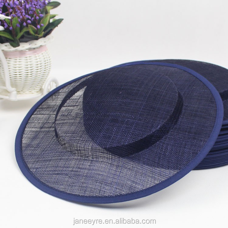 Высококачественная основа для шляпы Sinamay, 31 см, основа для свадебной/церковной шляпы, основа для вуалетки