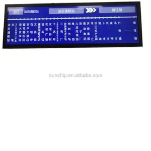 28.8 pollice stretch ampia elettronico LCD digital signage bus segno