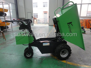 Carriola elettrica all'ingrosso del motore elettrico 320L con il mini trasportatore del dumper della ruota di capacità di carico di quattro ruote 500kg - Product Image 2
