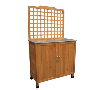 Couverture de banc de mise en <span class=keywords><strong>pot</strong></span> en <span class=keywords><strong>bois</strong></span>, bricolage de palette extérieure jardin plantation - Product Image 1