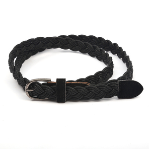 Ceintures fines pour femmes, mode en gros, boucle à ardillon de 0,86 pouces, ceintures décontractées, ceintures tressées en <span class=keywords><strong>corde</strong></span>, ceintures fines pour robe - Product Image 3