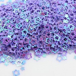 Nuovo Design 2019: Paillettes a Stella per Nail Art, 5mm, Sciolte, a Forma di Stella Cava, per Slime, Decorazioni e Scrapbooking - Product Image 5