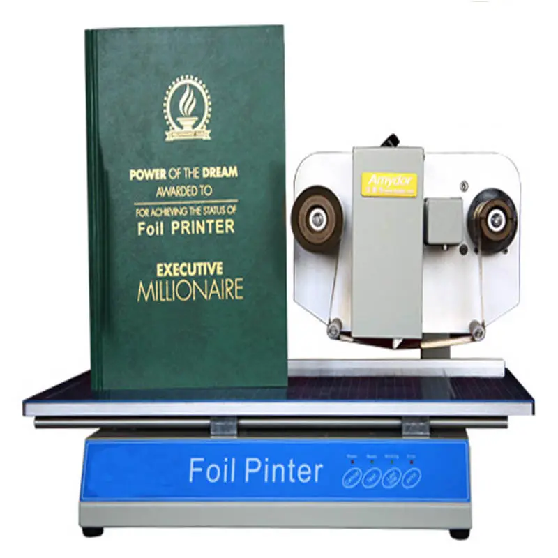 Heiß folien maschine Aluminium Goldfolie drucker Druckmaschine Automatische digitale Heißfolien-Stanz maschine zum Verkauf