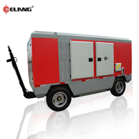 Compresseur d'air Portable Diesel à vis, pour le perçage des trous d'inclinaison, 12 v 14 bars 750 cfm