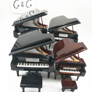Wooden Fashion Mini Piano <strong>Music</strong> <strong>Box</strong> - Product Image 1