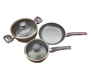 घर रसोई में खाना पकाने आधुनिक डिजाइन Nonstick CookWare सेट मिनी कच्चा लोहा पुलाव बर्तन - Product Image 1