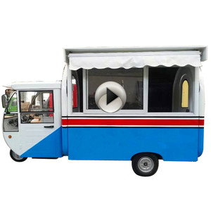 Meilleure vente de chariot de restauration rapide moto camion van kiosque tricycle électrique mobile nourriture en Europe - Product Image 2