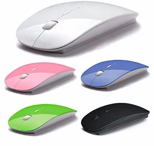 Mini ratón inalámbrico para ordenador, Impresión de logotipo personalizado, OEM