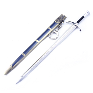 พวงกุญแจอนิเมะแฟชั่น รูปมังกรไฟถือดาบ ของขวัญสำหรับผู้ชาย ของขวัญสำหรับเด็ก ของขวัญสั่งทำพิเศษจากเกม ออฟ โธรนส์ - Product Image 1