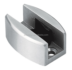 Pince à verre en acier inoxydable / Clip à verre / Guide <span class=keywords><strong>de</strong></span> <span class=keywords><strong>sol</strong></span> <span class=keywords><strong>pour</strong></span> porte coulissante EV1300A-5A - Product Image 1