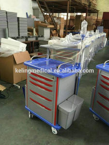 Carrello medico in Abs carrello medico a buon mercato carrello ospedaliero carrello medico con scheda <span class=keywords><strong>CPR</strong></span> prezzo più basso - Product Image 3