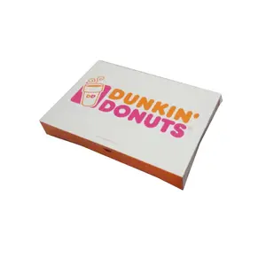 FOOD GRADE PAPER DONUT BOX PACKAGING MINI DONUT BOX