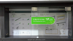 OPK treo con lăn cửa kính trượt cho cửa mỏng-Bảng điều khiển cửa 18mm - Product Image 5
