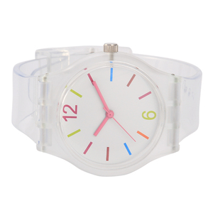Custom Made White <strong>Teenager</strong> Kids Sport Wrist Plastic <strong>Watches</strong> With Logo Manufacturer - Product Image 3
