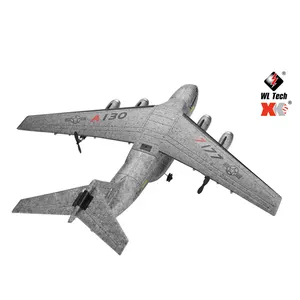 Xk A130-Y20 rc avião 2.4g 3ch 500mm, wingspan epp rtf, modelo giroscópio embutido, brinquedos para o ar livre, aeronaves fixas, evan