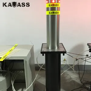 Автоматический телескопический Электрический предупреждающий пневматический столбик для дорожной дорожки