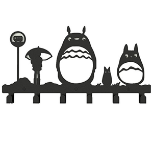 Appendiabiti da Parete in Metallo a Forma di <span class=keywords><strong>Totoro</strong></span> con 6 Ganci - Product Image 1