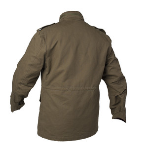 <span class=keywords><strong>Veste</strong></span> de terrain M-65 en <span class=keywords><strong>toile</strong></span> <span class=keywords><strong>kaki</strong></span> allemande 100% coton à col montant pour <span class=keywords><strong>homme</strong></span> - Product Image 2
