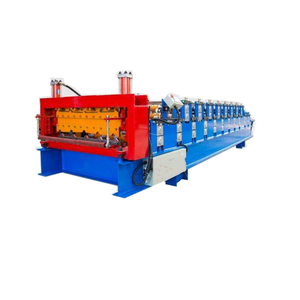 Kim loại tấm lợp mạ kẽm làm cho máy tường Roof Panel lạnh cuộn tạo thành máy - Product Image 2