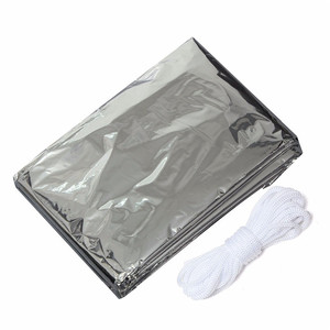 Cabane de survie tout temps 2 personnes 8 'X 5' Mylar Rescue Thermal Shelter Tube Emergency Tent - Product Image 2