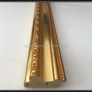 Groothandel goud kleur fotolijsten voor ps fotolijsten moulding met embossing
