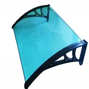 Plastica vergine materia prima protezione UV harga tenda da sole in policarbonato