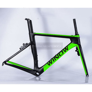 2017 Winow taiwan date Toray T800 UD tisse <span class=keywords><strong>carbone</strong></span> vélo de route de cadres: Cadre + <span class=keywords><strong>tige</strong></span> de <span class=keywords><strong>selle</strong></span> + Fourche + pince + Casque - Product Image 1