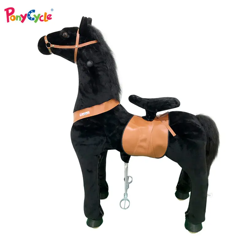 المهر دورة مرفق الحصان الميكانيكي أجهزة التمارين الرياضية عصا للمشي مع رأس الحصان