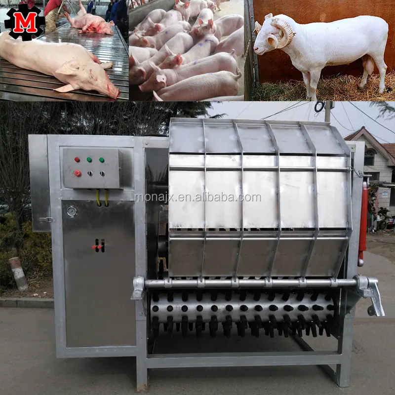 ラムデヘアリングマシンを備えたターンキーハラール羊食肉処理ラインヤギつる食肉処理装置