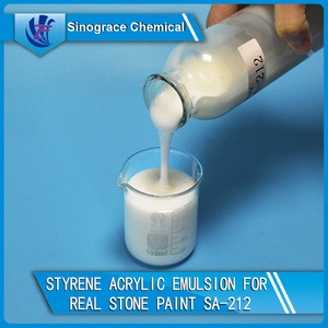 Emulsione Polimerica Stirene-Acrilica a Base Acqua per Pitture Effetto Pietra SA212 - Product Image 3