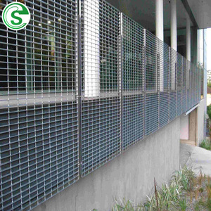 Constructions 25*2 barre en acier plate, clôture murale à <span class=keywords><strong>grille</strong></span> soudée par presse pour aéroport - Product Image 3