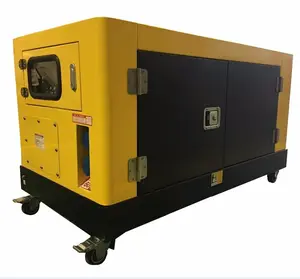 Generator Diesel Siaga Portabel, Generator 10000 Watt 10 Kw untuk Alat Konstruksi