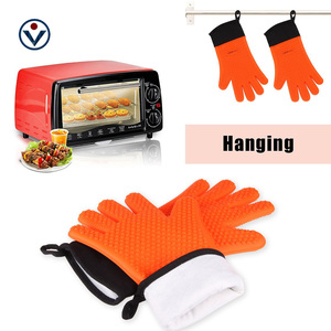 Gants professionnels en silicone personnalisés de qualité alimentaire bon marché gants de <span class=keywords><strong>four</strong></span> résistants à la chaleur - Product Image 4