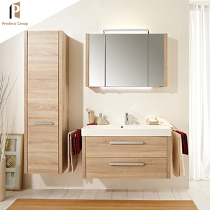 Tocador de baño con doble cuenco colgante, laca americana, nuevo diseño
