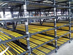 Maxrac-sistema de estanterías de almacenamiento en vivo, dynamic carton, con estantería de larga duración de carga media - Product Image 3